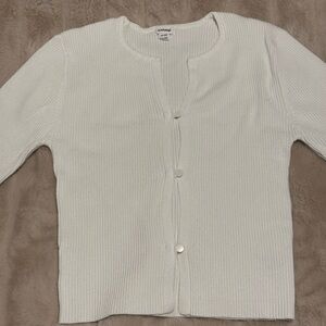 Garage White Women's Cardigan